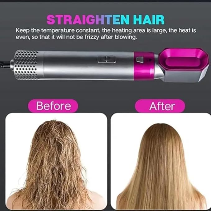 Alphatech™ Hot Hair Brush 5 in 1 – فرشاة الشعر الساخنة 5 في 1