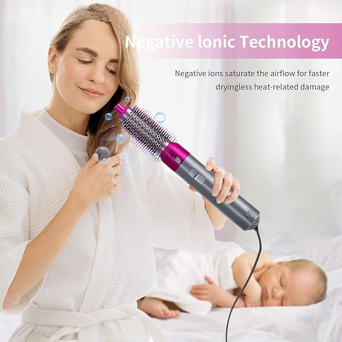 Alphatech™ Hot Hair Brush 5 in 1 – فرشاة الشعر الساخنة 5 في 1