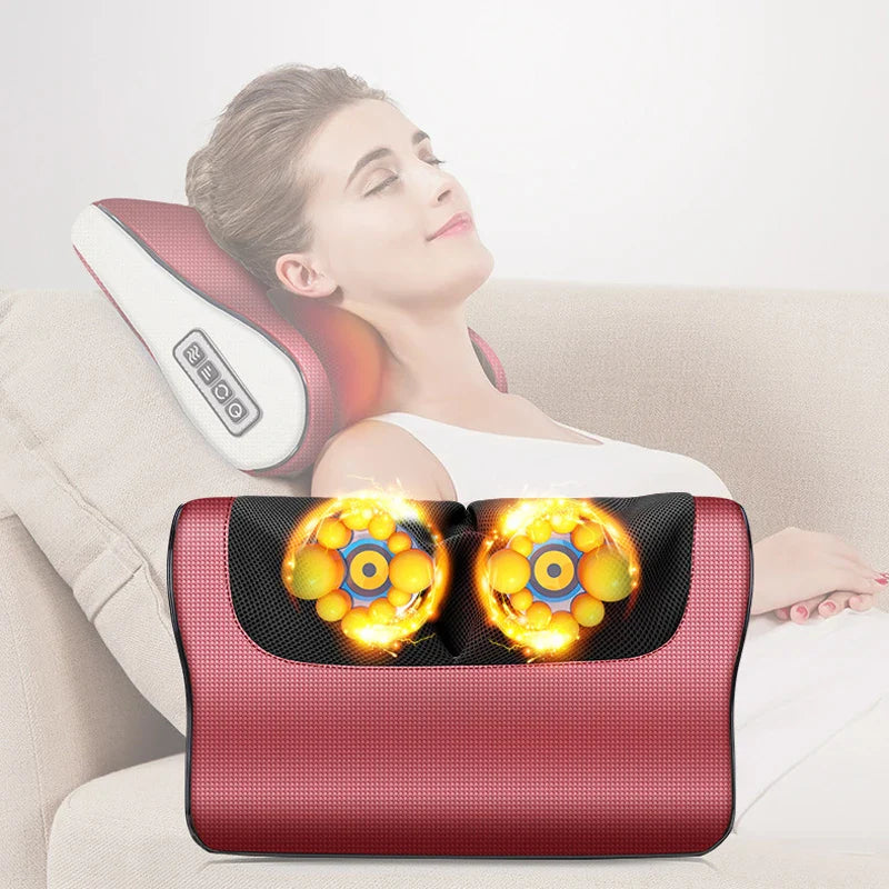 Alphatech™ Red Pillow Massager – جهاز تدليك الوسادة الحمراء