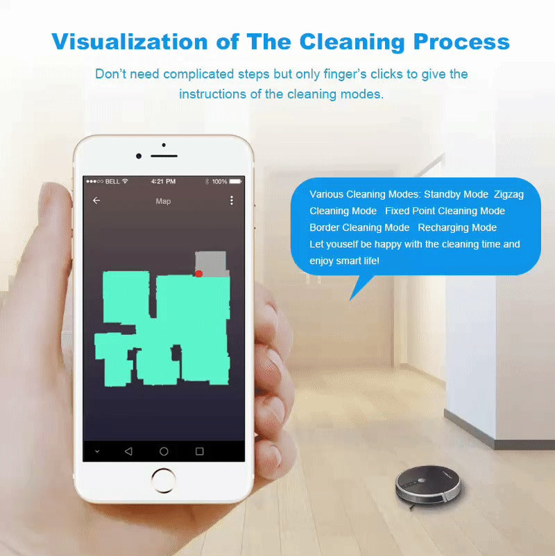 Alphatech™Smart Robotic Vacuum Cleaner
