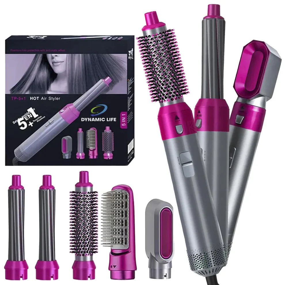 Alphatech™ Hot Hair Brush 5 in 1 – فرشاة الشعر الساخنة 5 في 1
