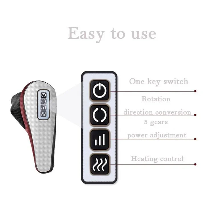 Alphatech™ Red Pillow Massager – جهاز تدليك الوسادة الحمراء