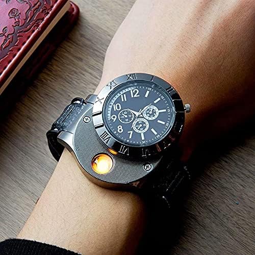 Alphatech™Men's Military USB Lighter Watch