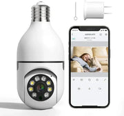 Alphatech™ Night Vision Wireless Bulb Camera